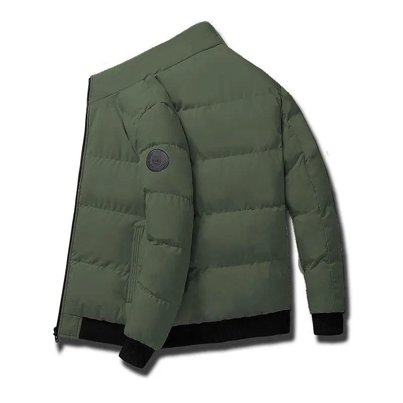 

Толстая мужская новая теплая парка, Зимняя Повседневная Уличная куртка, ветрозащитная хлопковая пуховая куртка для исследований