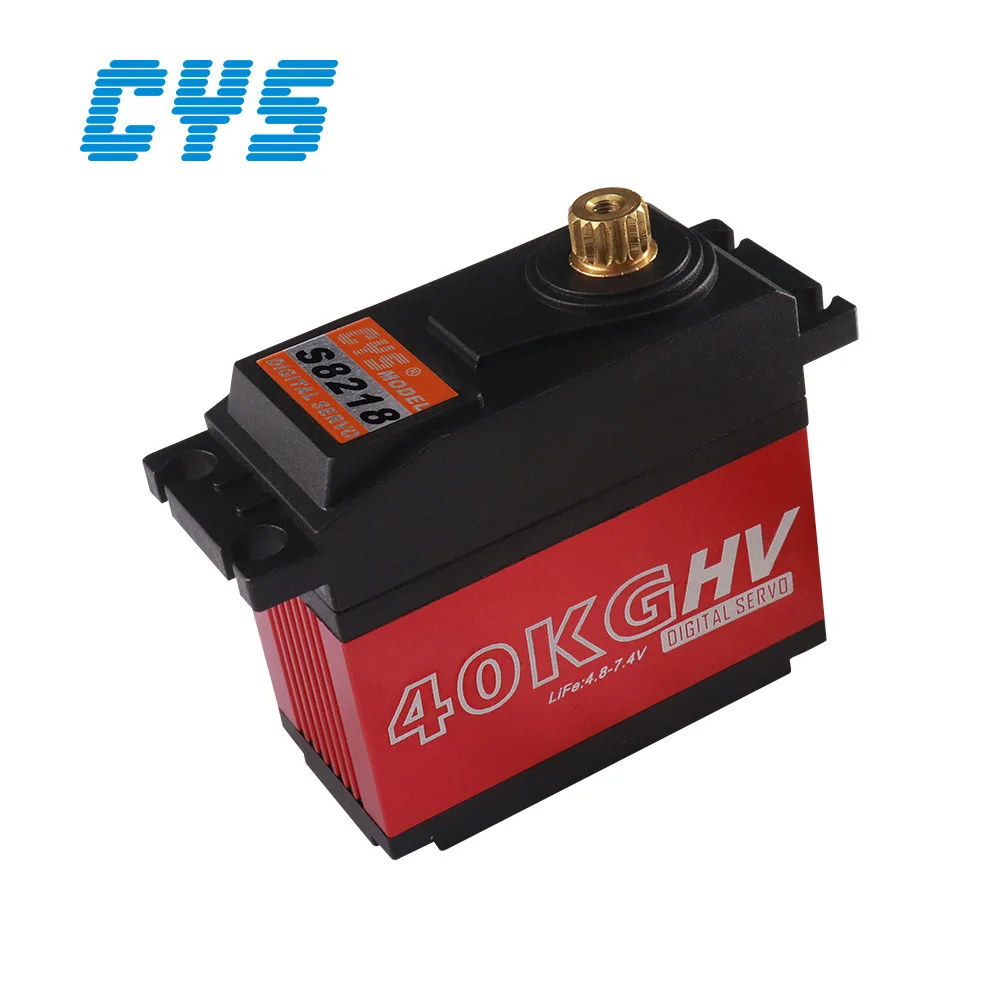 

CYSModel S8218 40KG High Torque All Metal Gear Waterproof Digital Servo for 1/5 Scale RC Car Vehicles DIY Parts