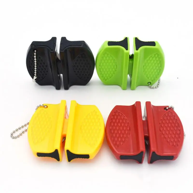 

1pcs Creative Portable Quick Sharpener Home Multi Function Quick Sharpener Non Slip Base Outdoor Camping Hiking Cooking Supplies