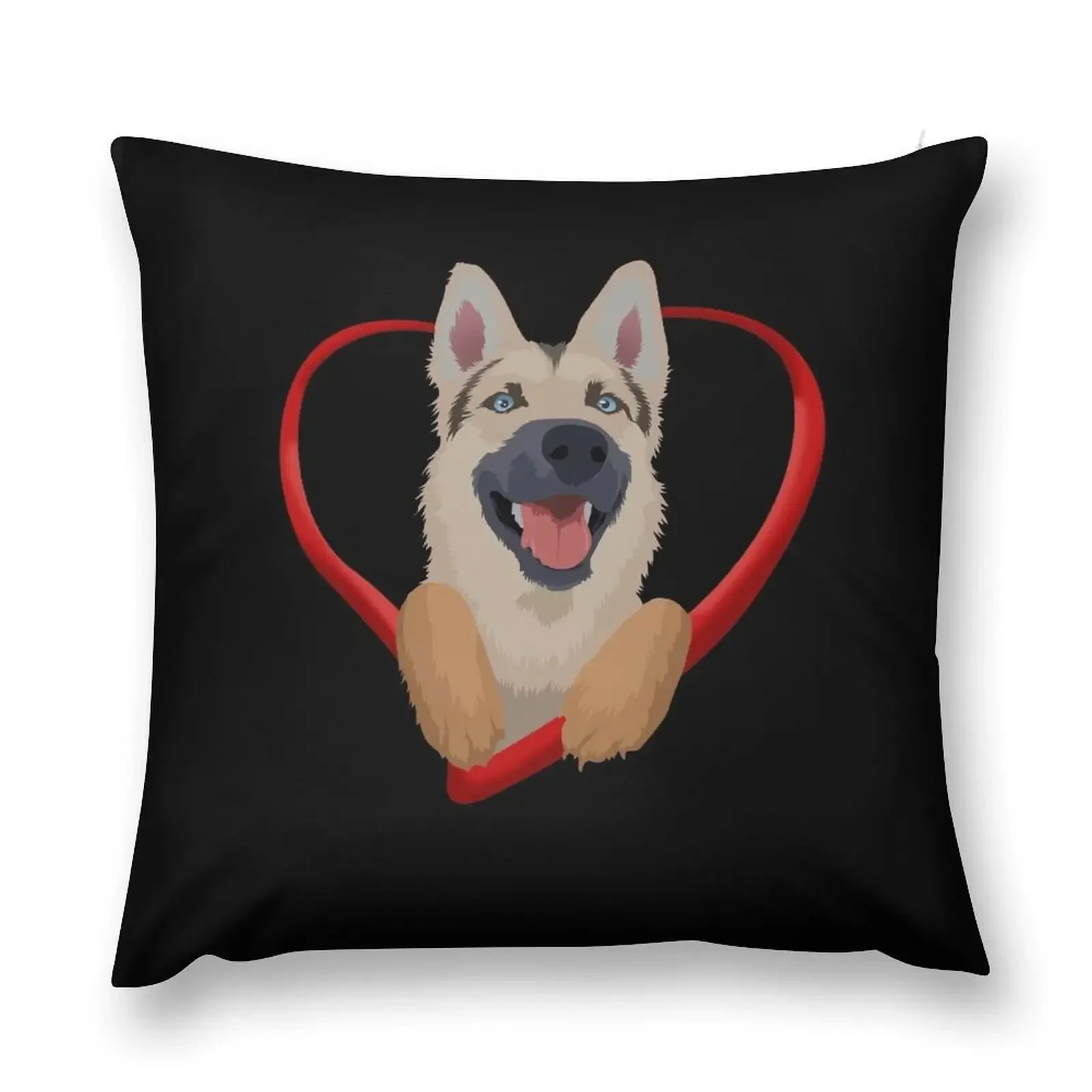 Гербирийская овчарка сибирский хаски немецкая наволочка роскошный декоративный