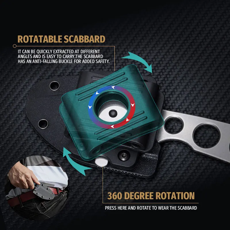 Нож SANRENMU 7130/S601 фиксированный с ножом на природе нож для выживания в дикой охоты