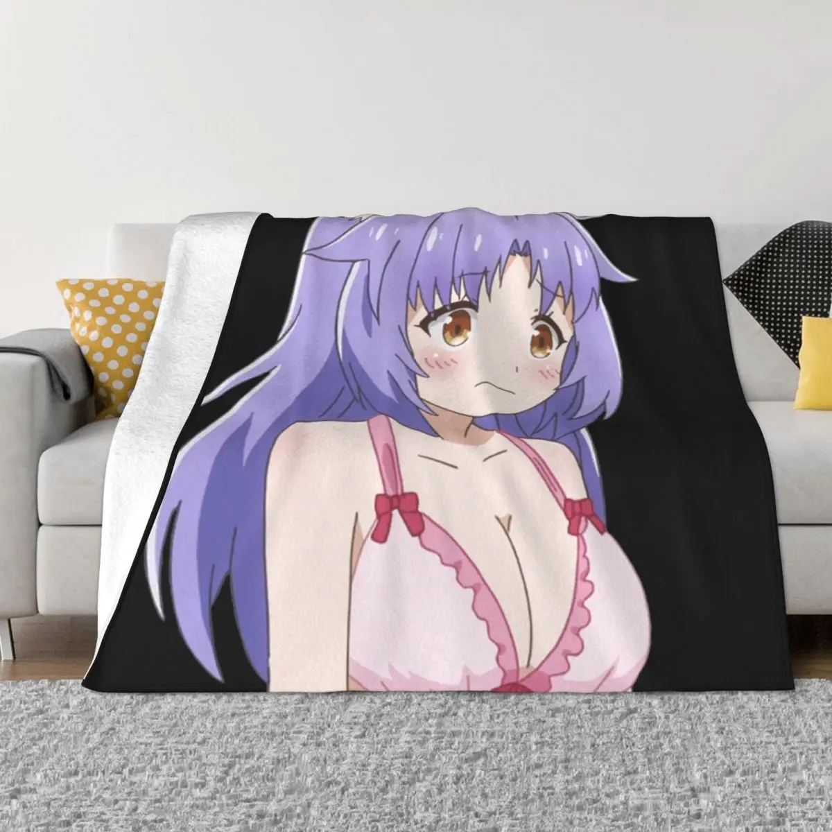 

Nekopara Cinnamon Blankets Flannel Winter Cartoon Game Portable Super Soft Throw Blanket for Bed Car Bedspread