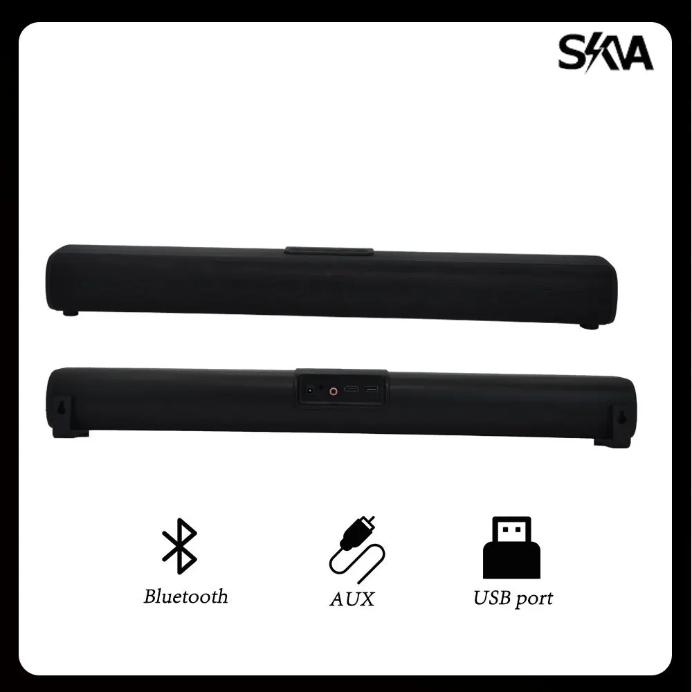 

Caixa De Som Bluetooth 50W BT Home TV Soundbar Speaker Stereo Sound Loudspeakers Support USB AUX Coaxial Input Remote Operation