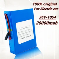 new style 36v battery 10s4p 20000mah 18650 li ion battery pack is suitable for ebike electric vehicles bicycles and motorcycles