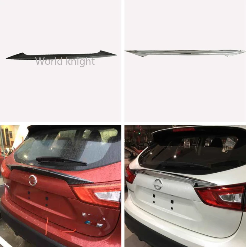 

For Nissan Qashqai J11 2015-2020 Car Accessories ABS Chrome Rear Trunk Molding Bezel Styling Sticker Garnish 2017 2018 2019 2016