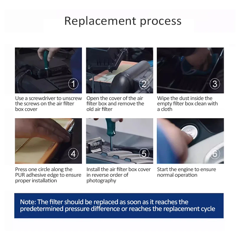 Автоматический воздушный фильтр 1 2 т для Renault Scenic 3 III 2016 ~ 2012 2013 2014 2015 аксессуары