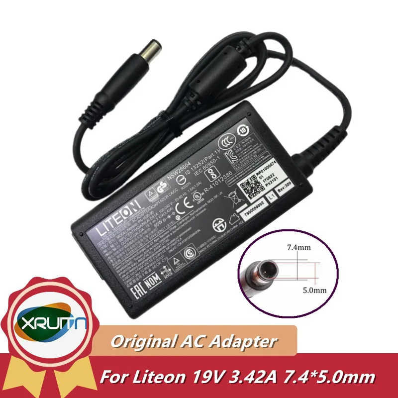 

Genuine Liteon PA-1650-90 19V 3.42A 7.4*5.0mm AC Adapter Charger Laptop Power Supply