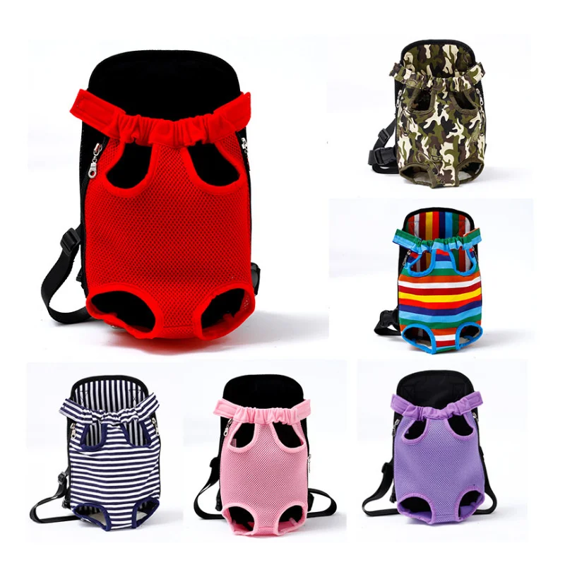 

Регулируемая нагрудная сумка для домашних животных, рюкзак для путешествий, кемпинга, удобная сумка на четыре лапы, подходит для маленьких ...