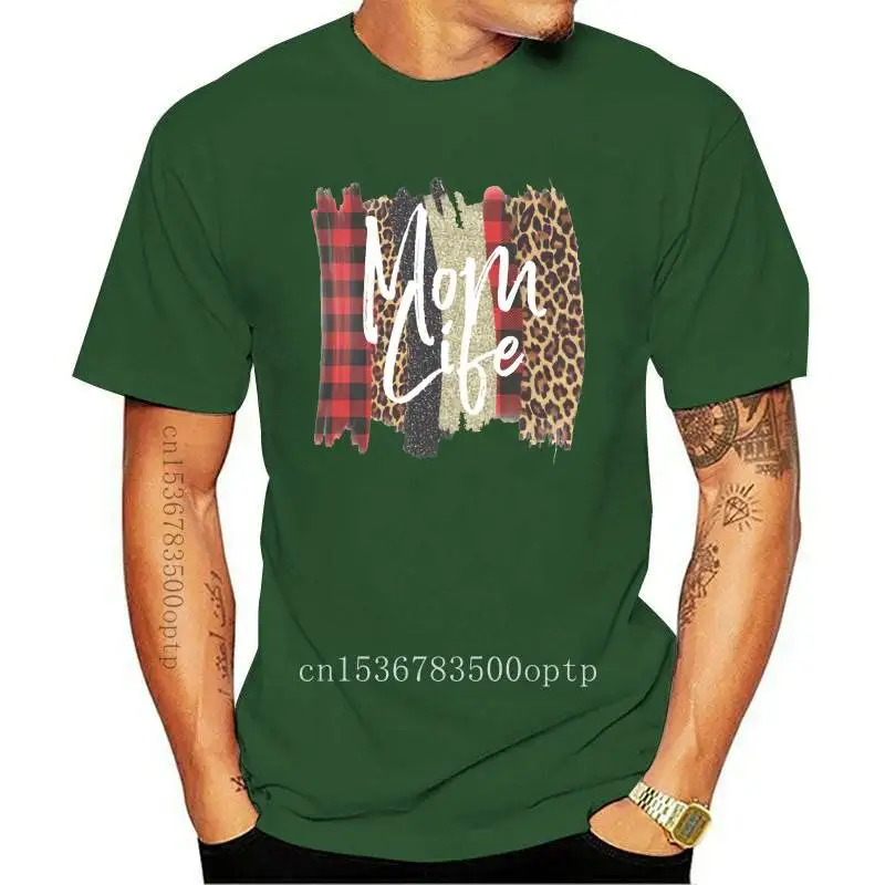 

Модные женские футболки с леопардовым принтом, женские футболки с надписью Love Mom, женская футболка с графическим принтом
