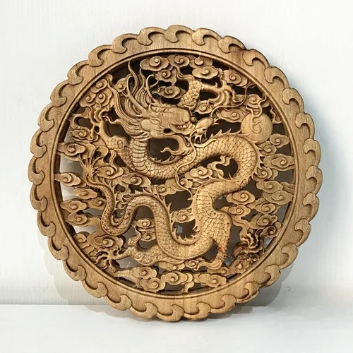 

Деревянная круглая скульптура в китайском стиле