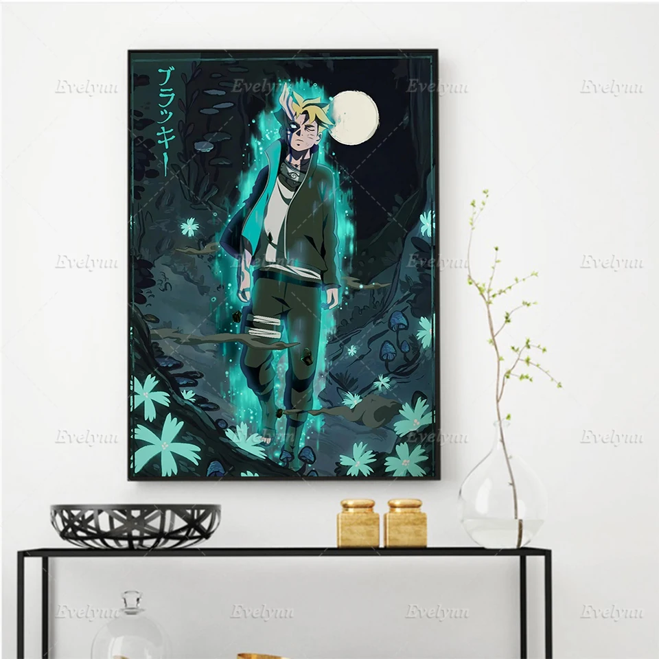 

Boruto Karma Naruto Japan Naruto Anime Vintage Poster Nordic Modern Home Decor Prints Pictures Wall Art Canvas Painting Gift