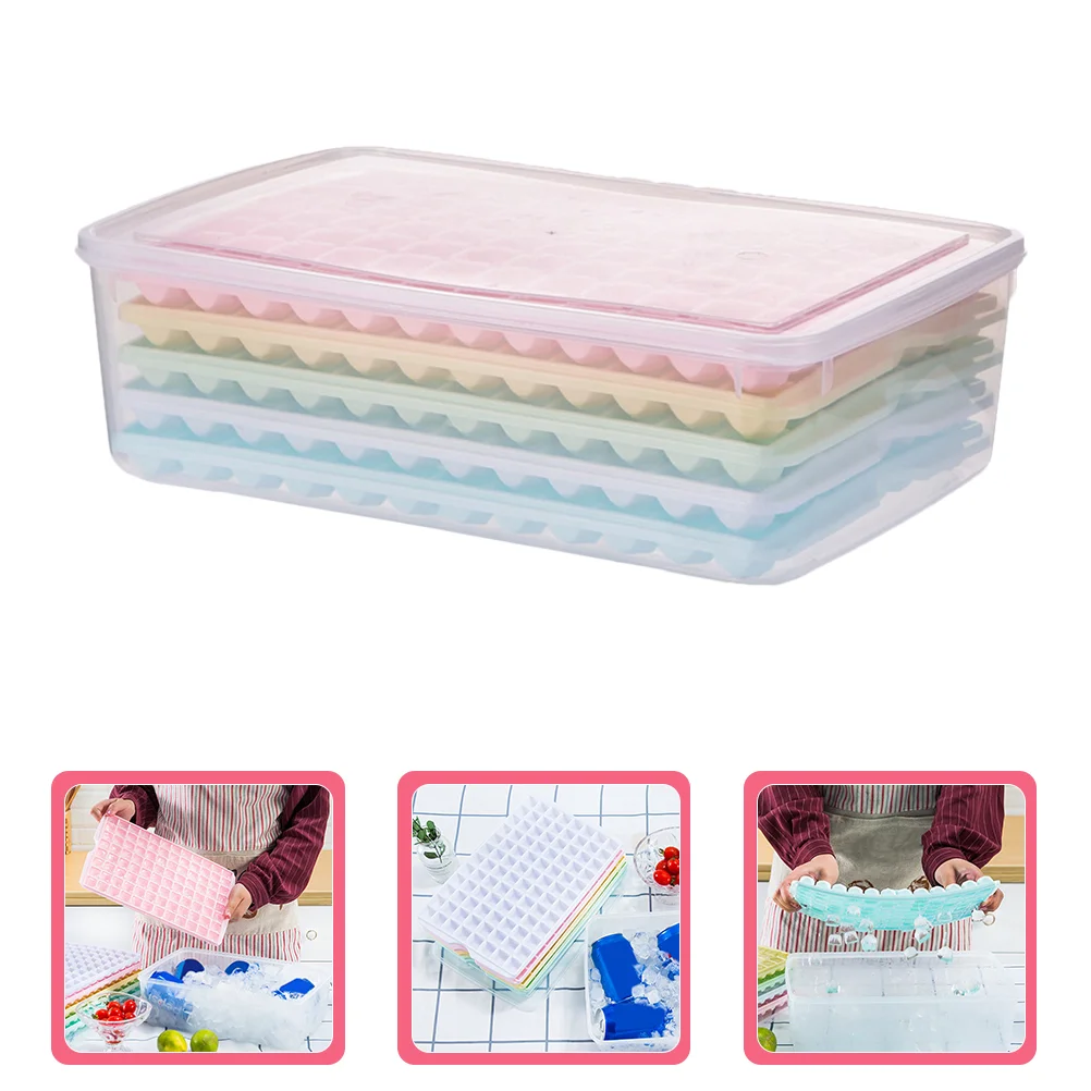 

5 Layers Complementary Food Flexible Refirgerator Fridge Baby Food Ice Cube Mold
