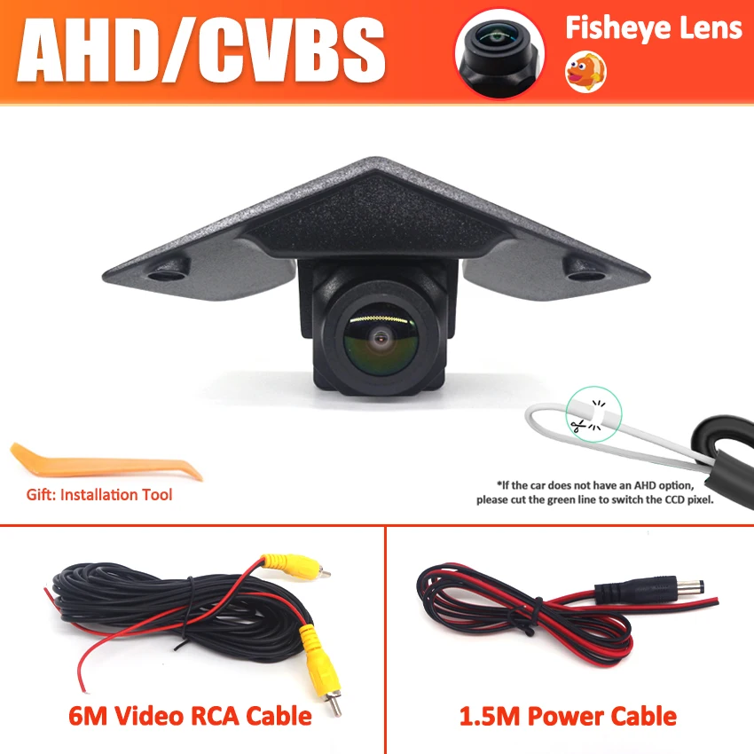 

Автомобильная камера переднего вида AHD для Mercedes Benz W211 Sprinter ML W164 W205 SLK R171 Vito W639 W204 W209 W212 W906 W203 W447 CCD HD