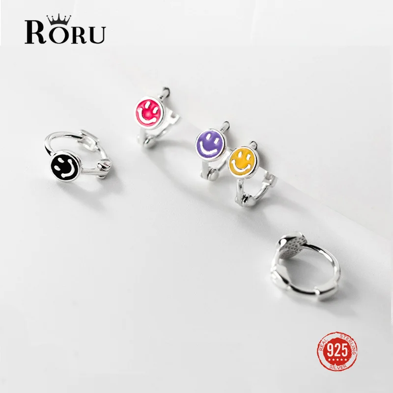 

Женские серьги-кольца из серебра 925 пробы, в Корейском стиле