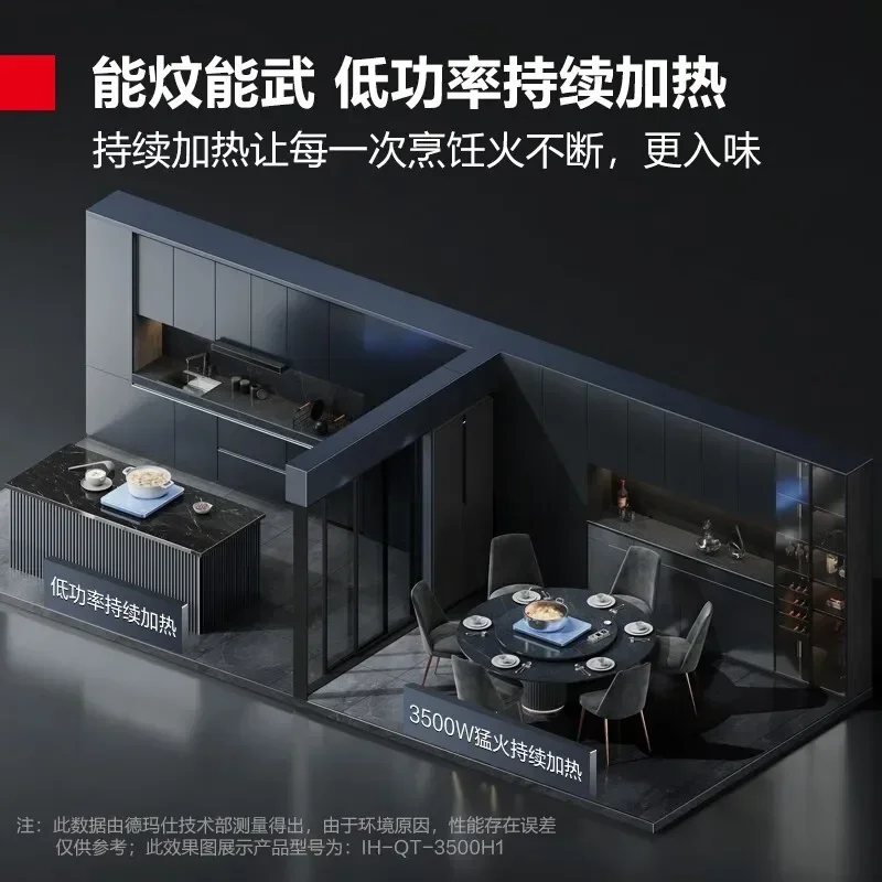 Индукционная варочная поверхность Demas плоская электрическая высокой мощности 3500