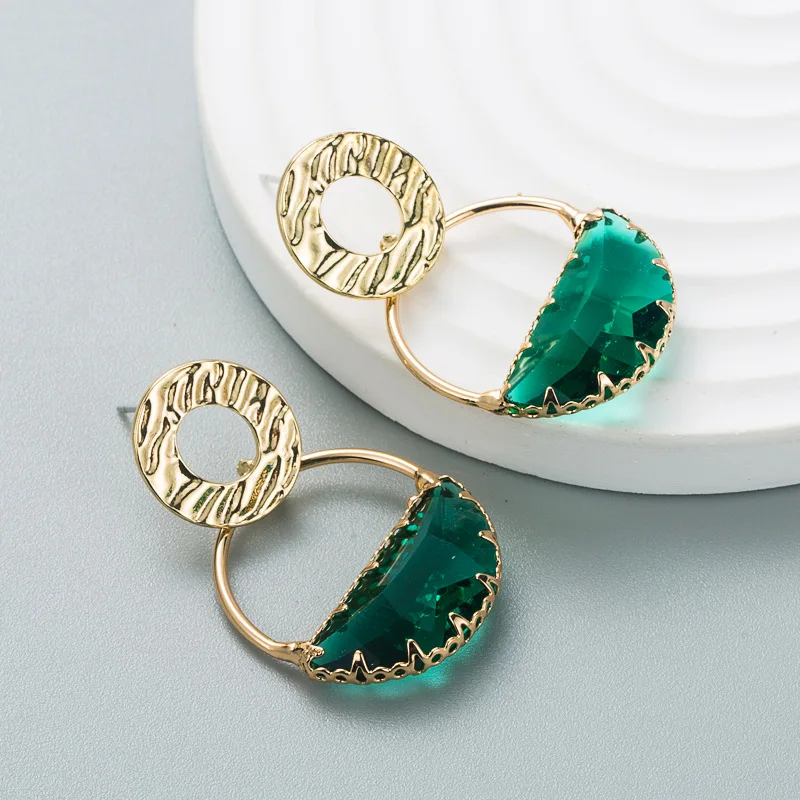 

Female 2023 luxurycrystal jewelry elegant Party earrings High quality simple hanging earrings for women free shipping