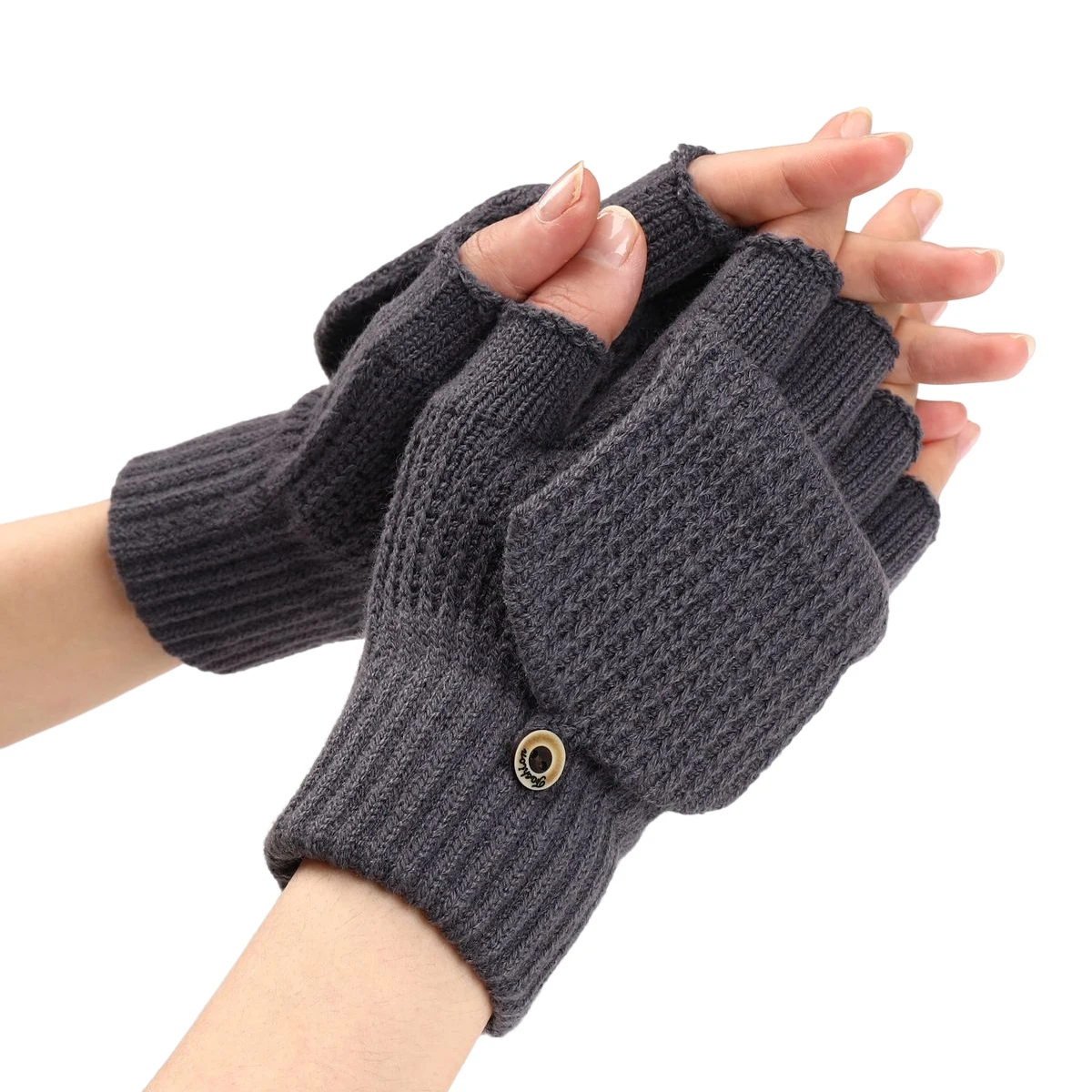 

Woman Casual Flap Gloves Can Touch Screen Fixing Buckle Design for Sport Office Outside Business H9