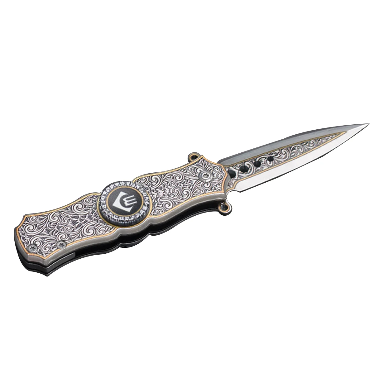 

3D Printing Decorative Pattern Mini Folding Outdoor Tool Survival Foldable Pocket Tool for Outdoor Camping Hiking