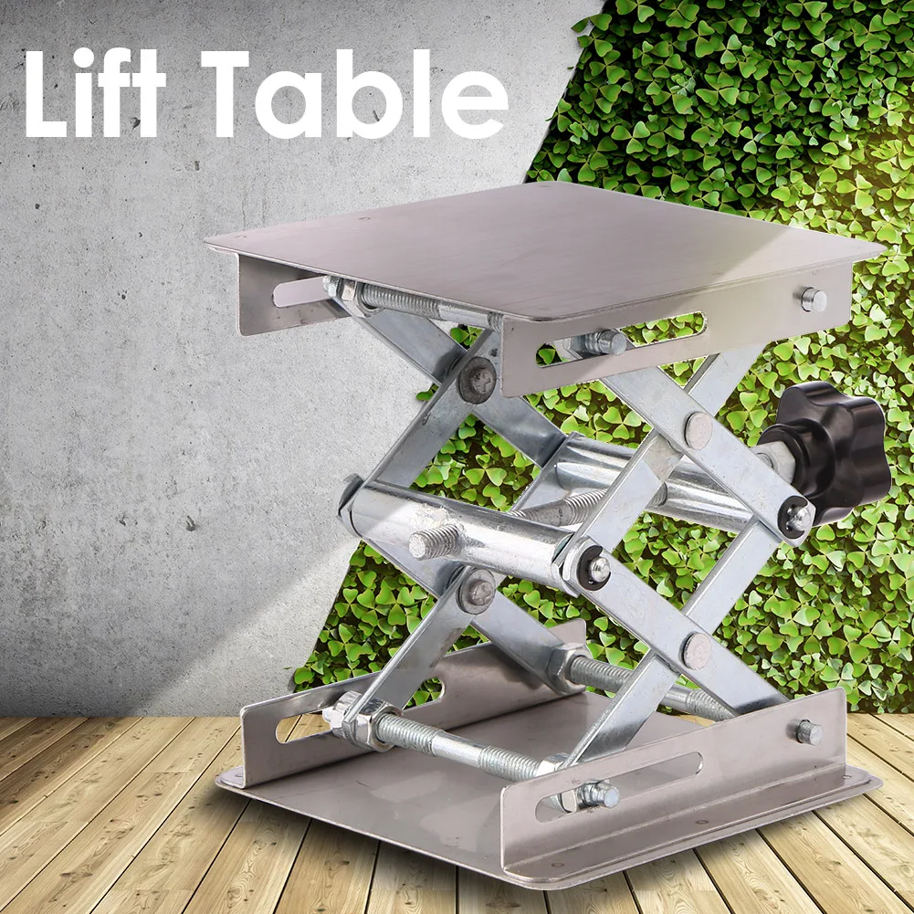 

Durable Lift Table Portable Classic Delicate Aluminum Woodworking Carving Lifting Platform Worktable Woodworking Benches