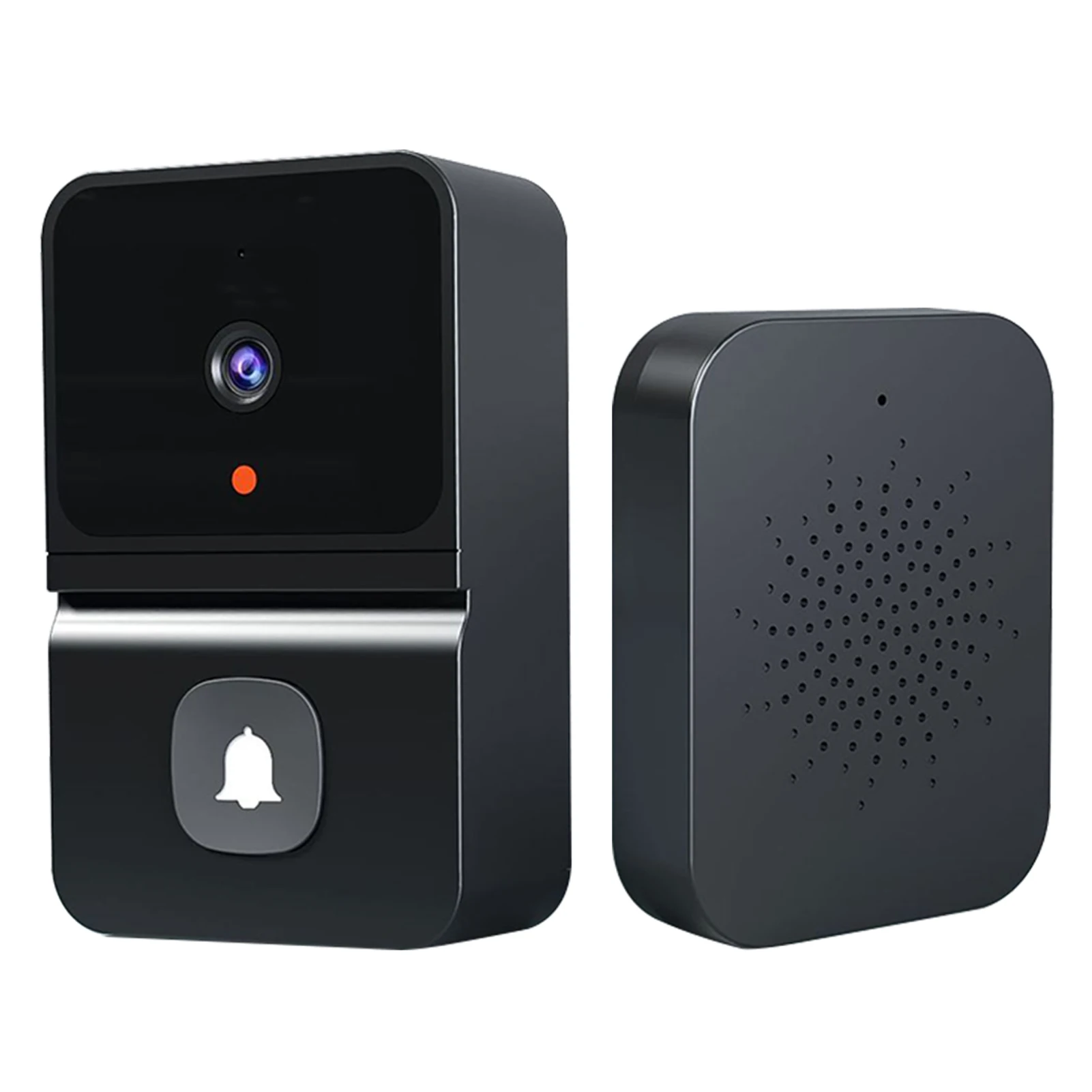 

Night Vision Rechargeable Video Doorbell Intercom Wireless WiFi Weatherproof Two Way Calls Smart Remote 1080P HD Camera Ring