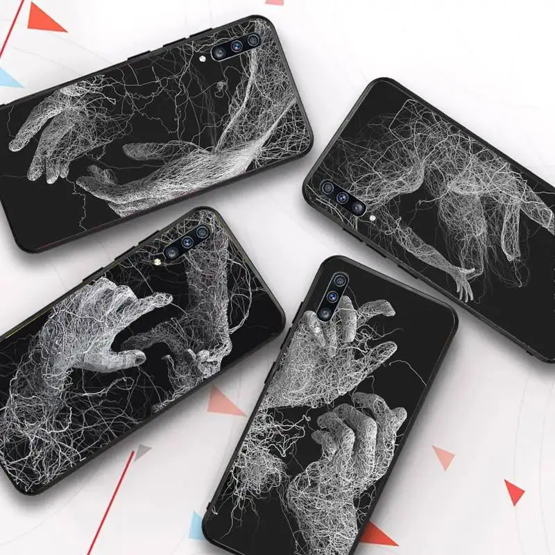 

Line Design Pattern Phone Case for Redmi 8 9 9A for Samsung J5 J6 Note9 for Huawei NOVA3E Mate20lite cover