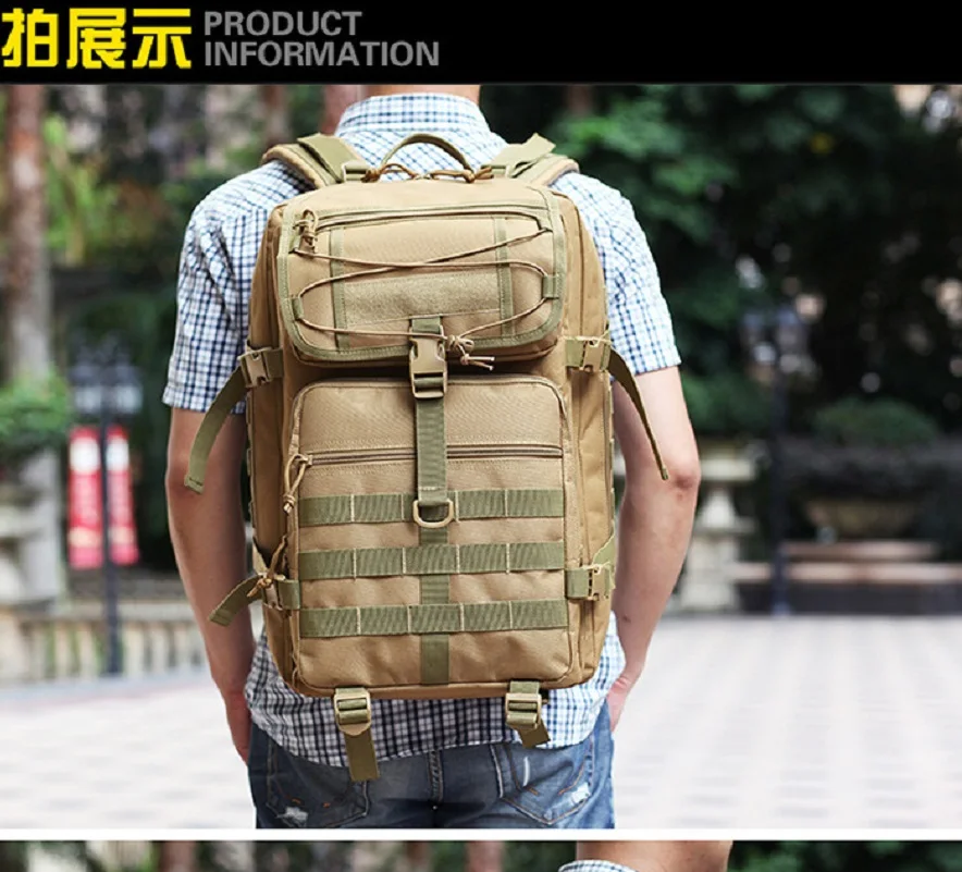 

Waterproof hiking mountaineering camping camping bag sports travel backpack large capacity outdoor camouflage tactical backpack