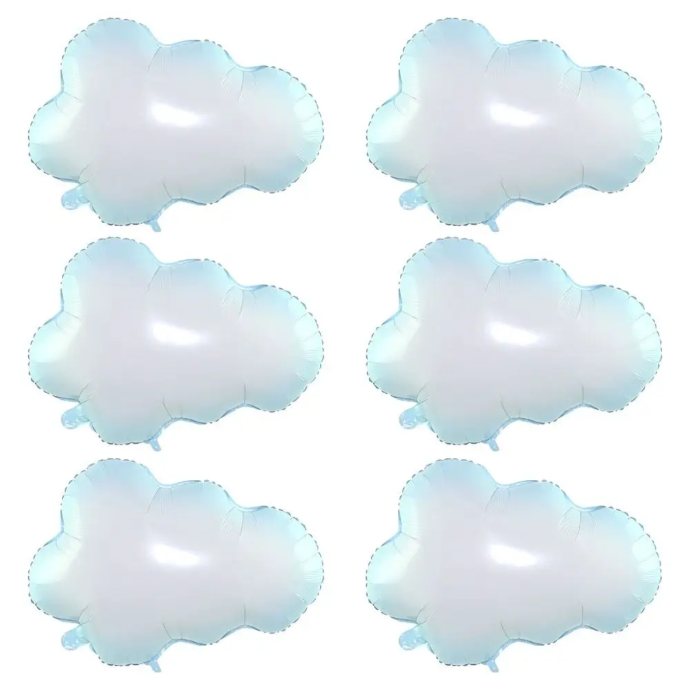 

Фольгированные шары облака голубые 6 шт.