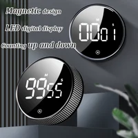 LED Digital Kitchen Cooking Shower Timer Magnetic Training Stopwatch Alarm Clock Electronic Cooking Clock Countdown Timer