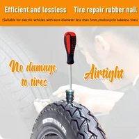 10pcs vacuum tire mending nail for motorcycle tubeless tyre repair rubber nail free of dismantling fast self tire tire film nail