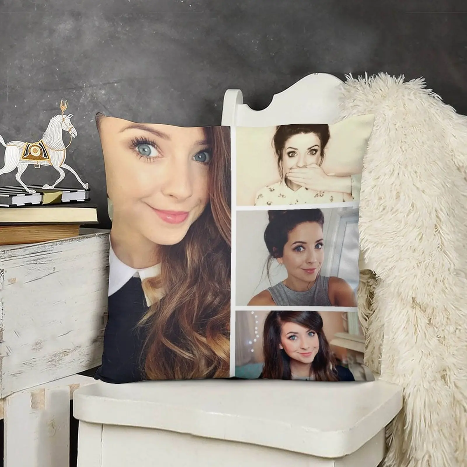 Zoella коллаж осенняя декоративная подушка для дивана