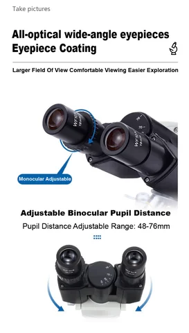 Лабораторный биологический микроскоп WEIAI, оптический электронный микроскоп 5000X, 4X/10X/40X/100X, научный экспериментальный биологический микроскоп