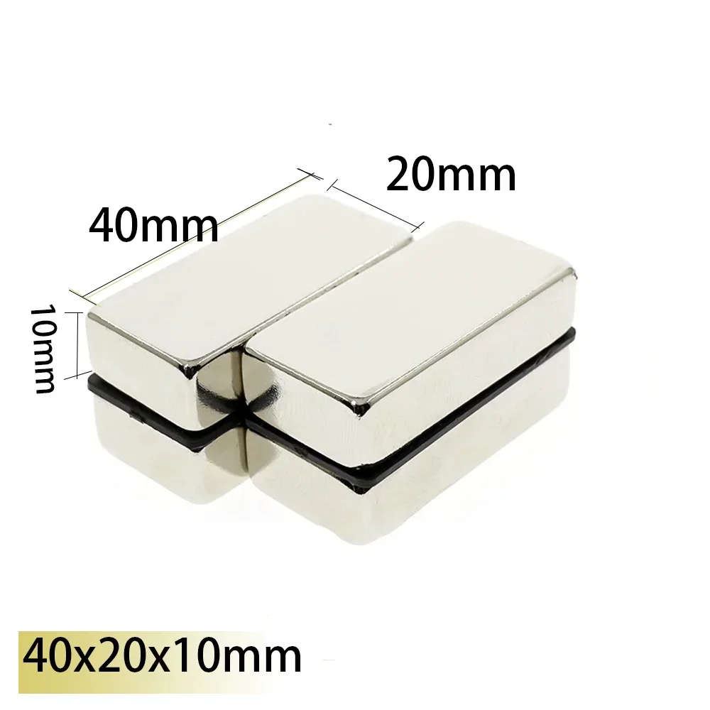 N35 40x20x10 Прямоугольный квадратный неодимовый стержень Generation Сильные магниты