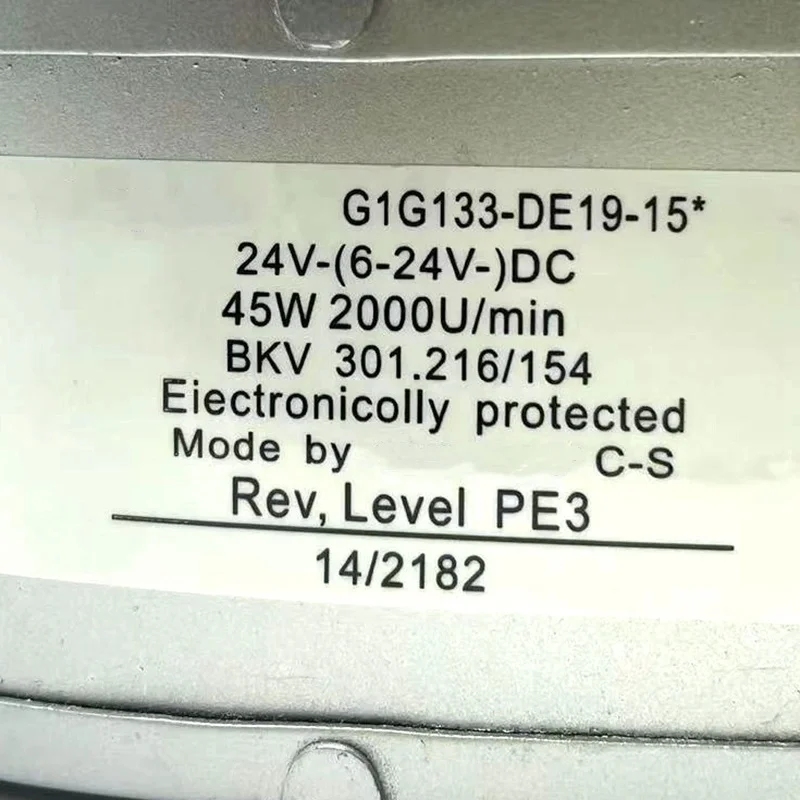 Фото Оригинальный запас G1G133-DE19-15 EBM вентилятор 6-24VDC 45W турбо вентилятор №5