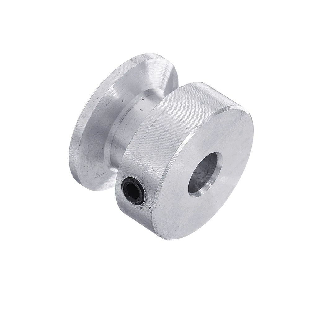4/5/6/8/10mm Pulley 20mm Aluminum Alloy Single Groove Fixed Bore Pulley Wheel for Motor Shaft 6mm Belt images - 6
