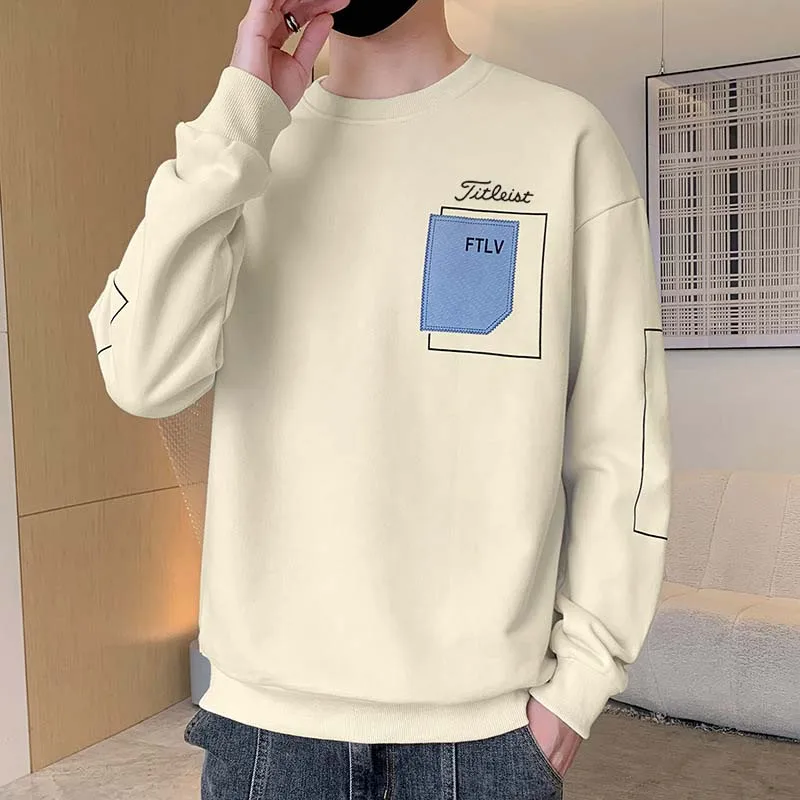2023 Men Golf Oversized Hoodies For Casual Sweatshirts Spring Autumn Men's Sweater Pullovers Long Sleeve