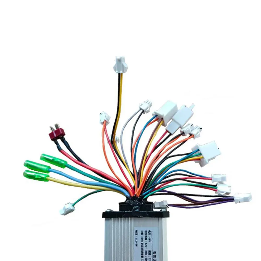 

48 В 350 Вт/400 Вт 17A бесщеточный контроллер для электроскутера, двухрежимный контроллер мотора, аксессуары для электровелосипеда