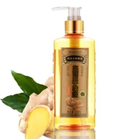 genuine professional hair ginger shampoo 300ml hair regrowth dense fast thicker shampoo anti hair loss product