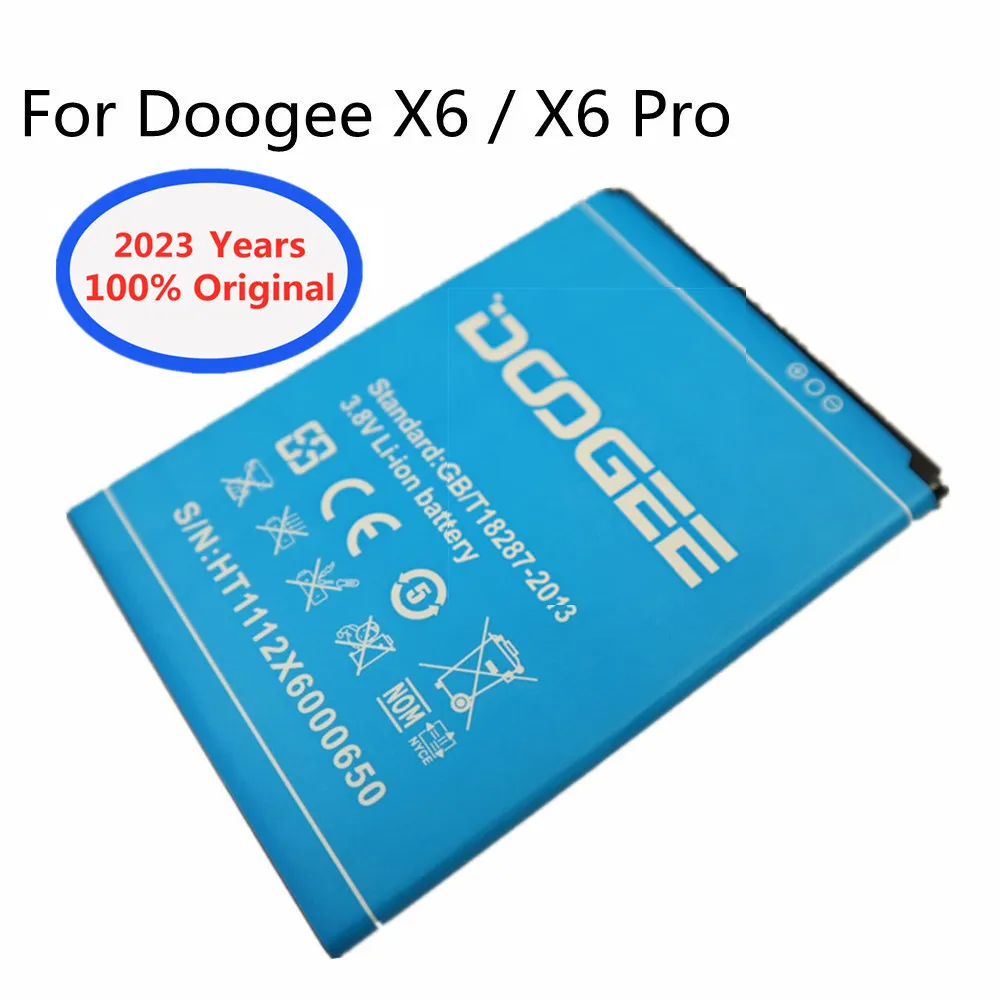 

Аккумуляторная батарея для DOOGEE X6, 2023 мАч, 3000