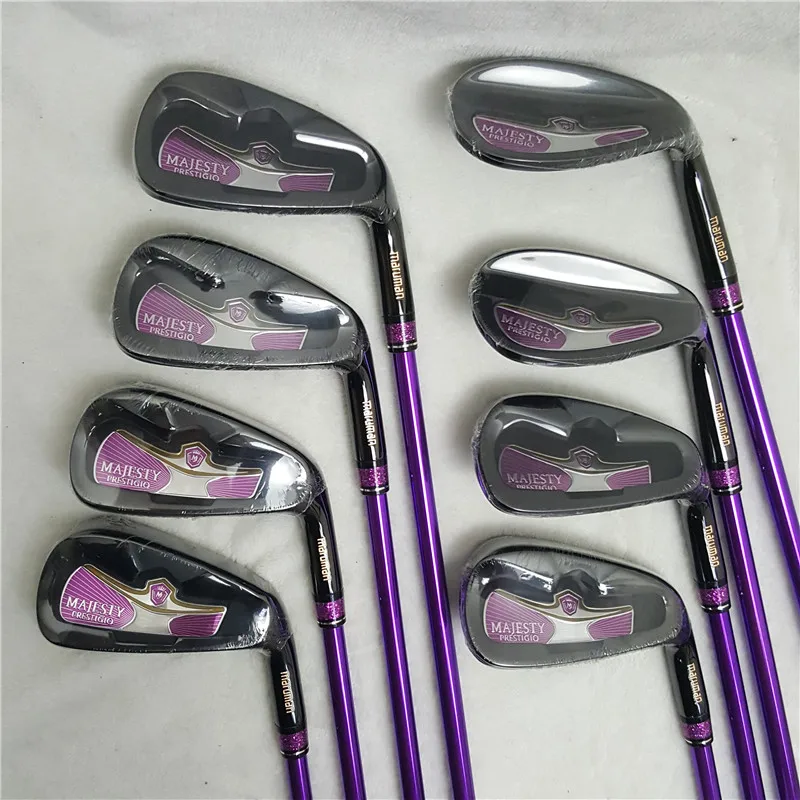 

Women's Golf Club Maruman Majesty Prestigio 9 Stylish Golf Irons Set 5-10 P.A.S/8Pcs Graphite L with Free Head Cover