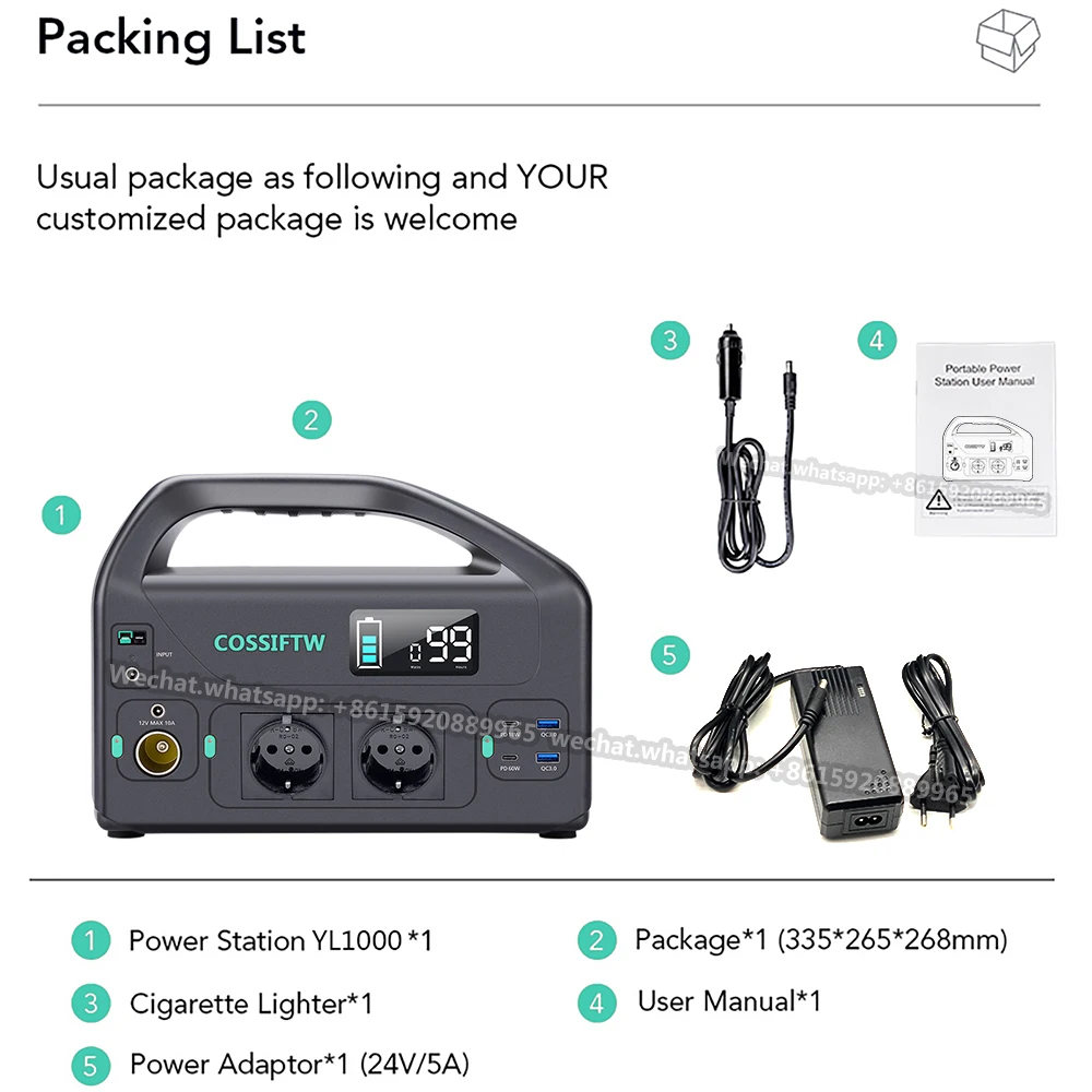 Многофункциональная портативная электростанция 110 В Вт 60 | Автомобили и