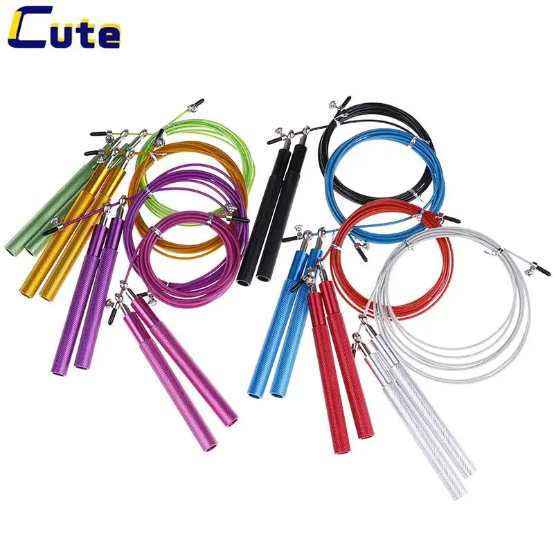 

Adjustable Fitness Workout Training Jump Rope Universal ExerciseSteel Wire Universal Ball Bearings Jump Rope Equipment