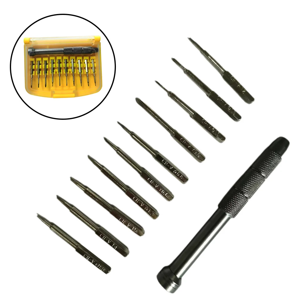 

Отвертка Torx 11 в 1, Прецизионная шлицевая крестовая отвертка 0,6/0,8/1,2/3/T2/T4/T5, насадка для ремонта телефонов и планшетов