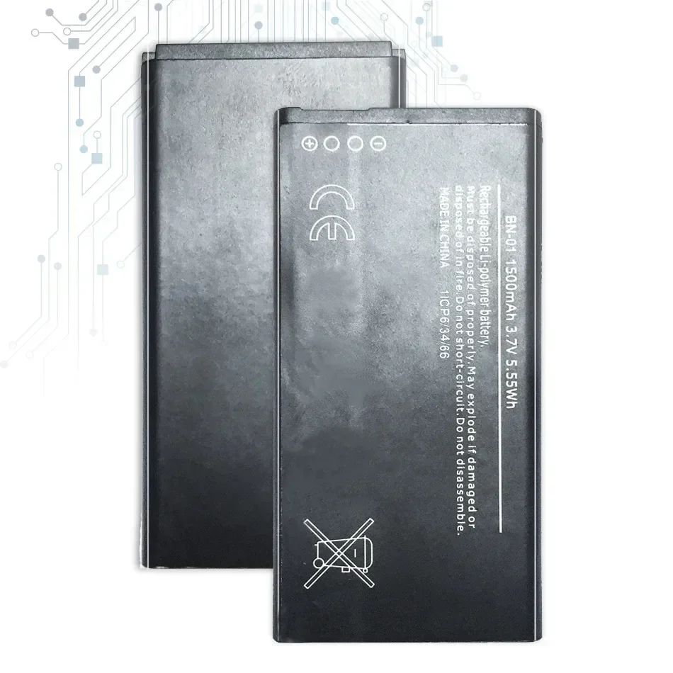 Battery For Nokia BN-02 BN-01 BV-5S BL-4J HE347 Plus 7 7.1 TA-1062 XL 4G RM-1061 X 1045 X2 X+ X2DS 1013 C6 C6-00 Lumia 620