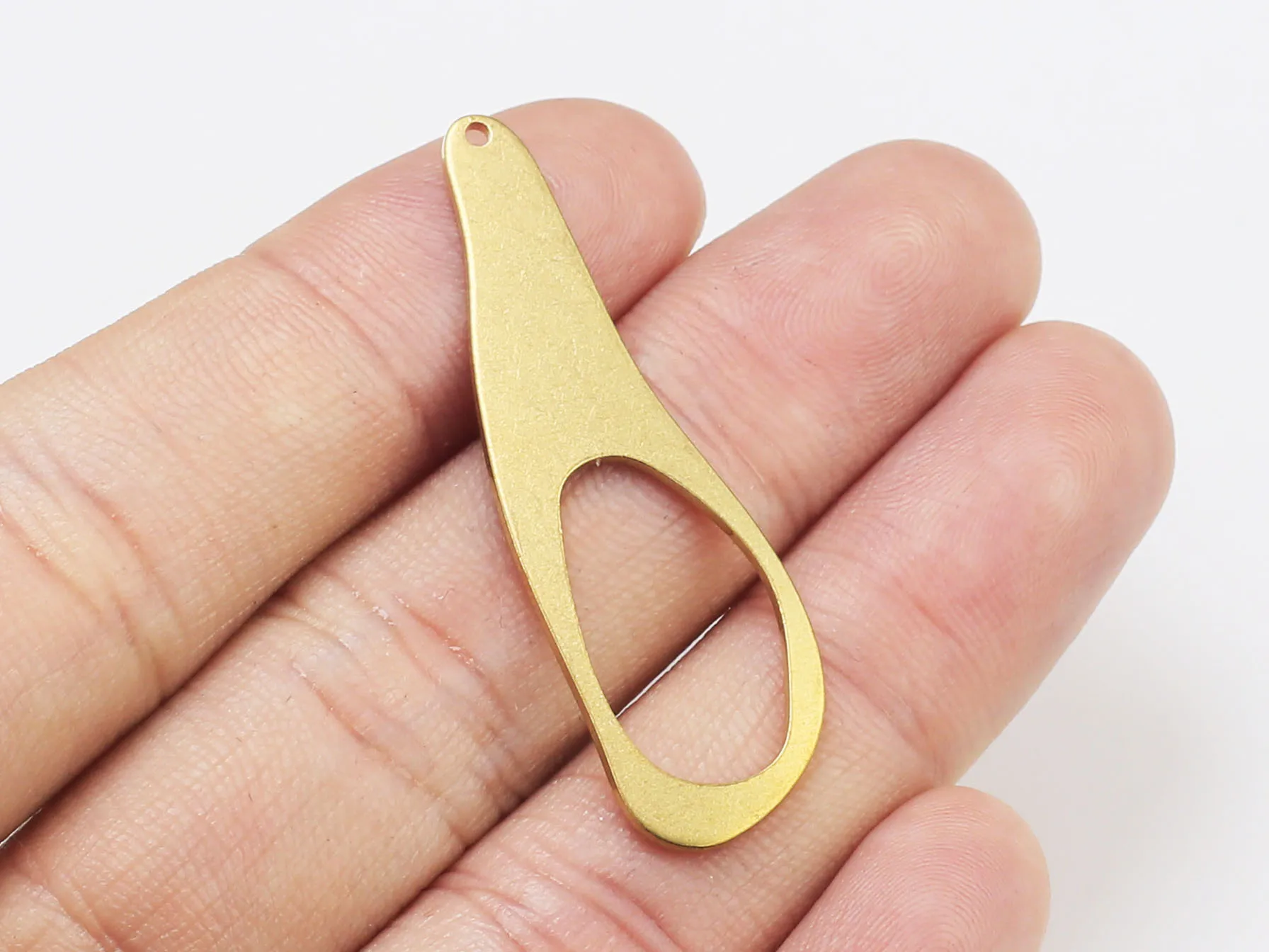 

20 шт латунные подвески 43x14 мм Асимметричные латунные подвески R583