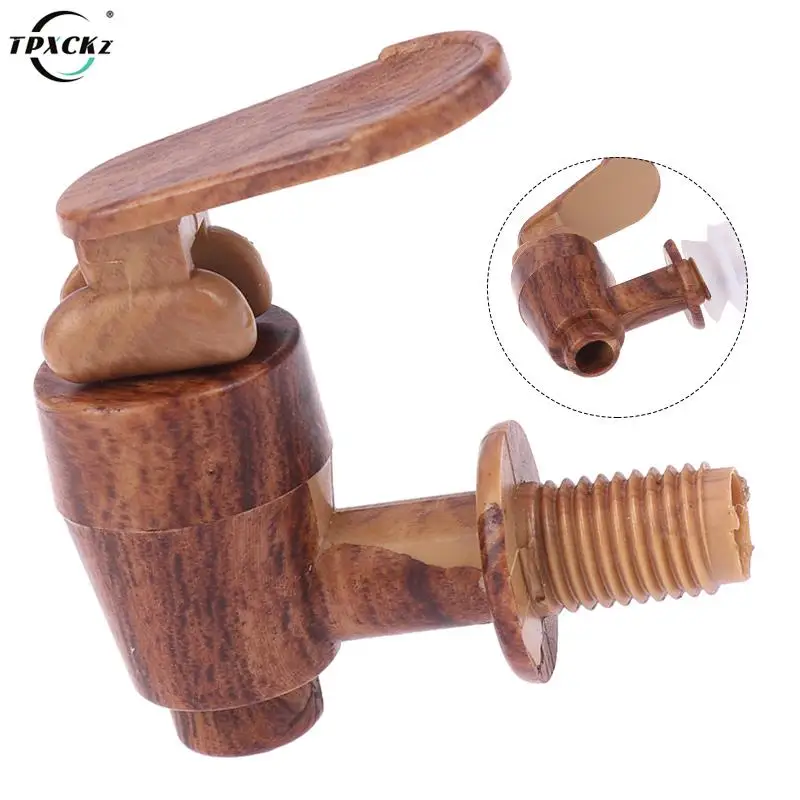 12mm Wood Grain Leak Proof Faucet Water Tap Glass Wine Bottl