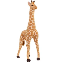 60cm giraffe plush toys doll stuffed animal home decoration real life birthday gift