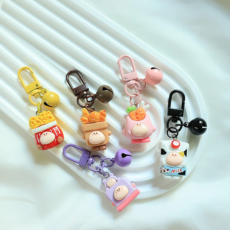 

3D толстое лицо Foodie игрушка брелок аксессуары мультфильм Сделай Сам ювелирные изделия из смолы подвеска для наушников чехол Брелок Декорация