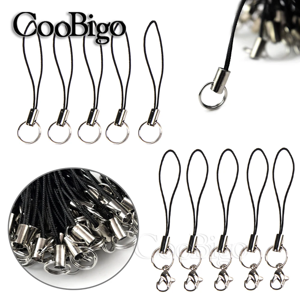 

100 шт., шнурки для брелоков