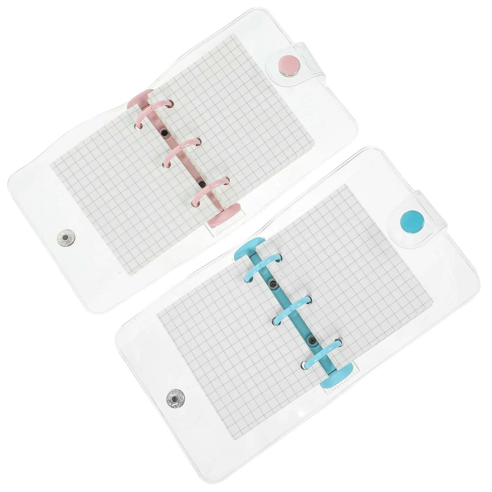 

2 Sets Mini Binder Loose-leaf Notepad Elegant Loose Leaf Notebook Smooth Writing Notepad