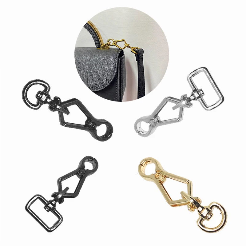 

1Pcs Metal Detachable Snap Hook For Bag Strap Bags Strap Buckles Swivel Lobster Clasp Women's Bag Handbags Trigger Clips Buckles